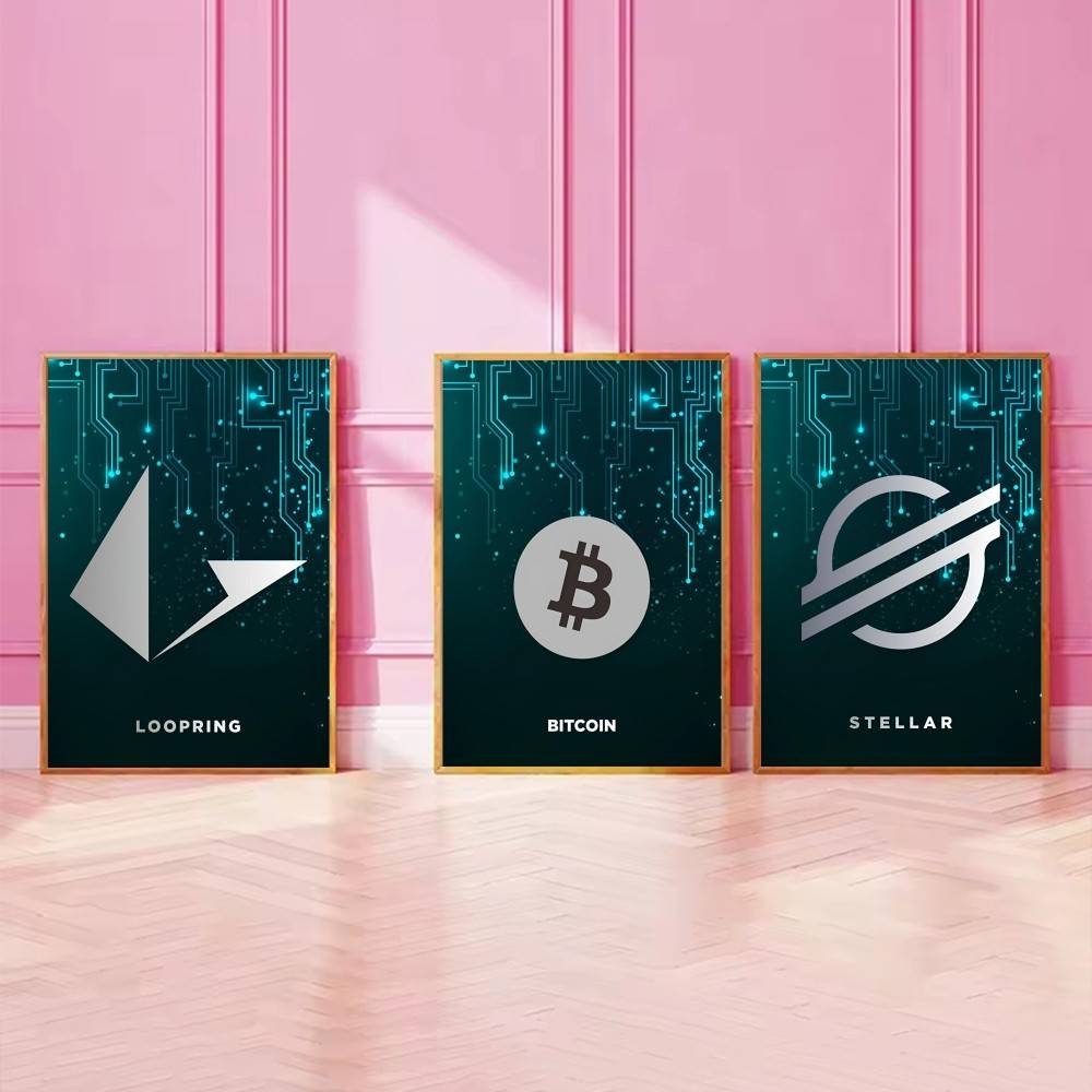 Tech Circuit Crypto Symbol Pos - огляд і ціна Tech Office Wallpaper