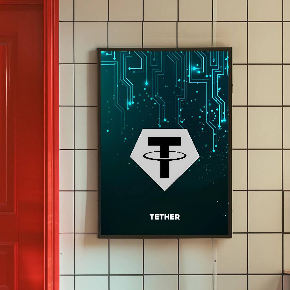 Tech Circuit Crypto Symbol Pos - огляд і ціна Tech Office Wallpaper
