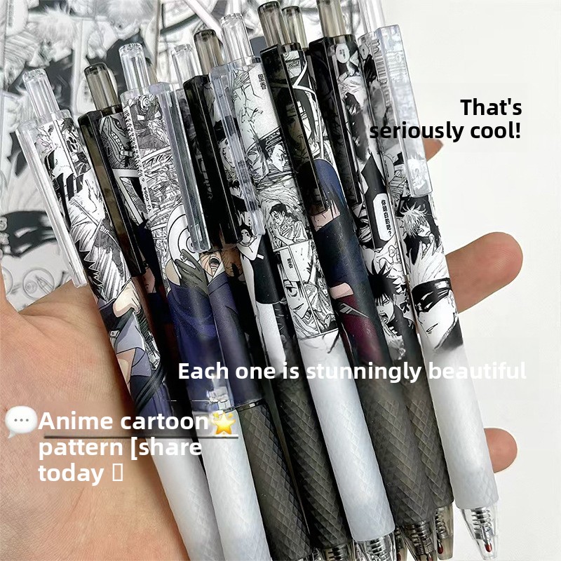 Anime Naruto Gel Pen Cute Cart - огляд і ціна Office Tech Accessories