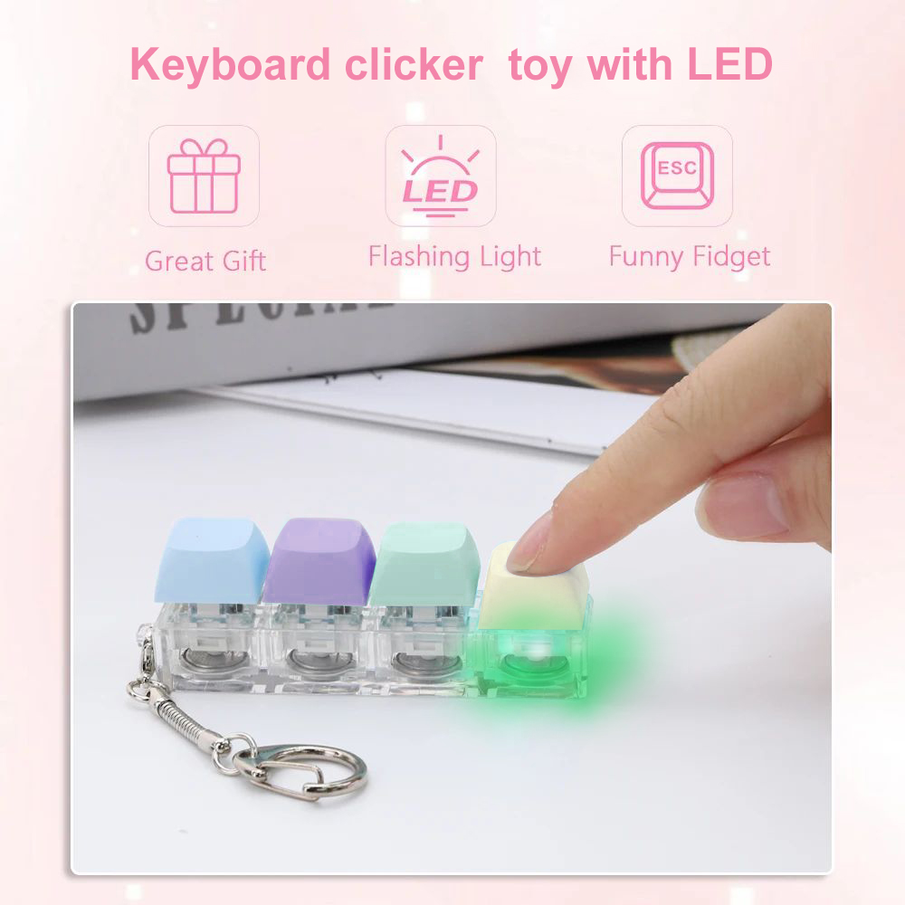 4/9 Keys LED Light-Up Keychain - огляд і ціна Office Tech Accessories