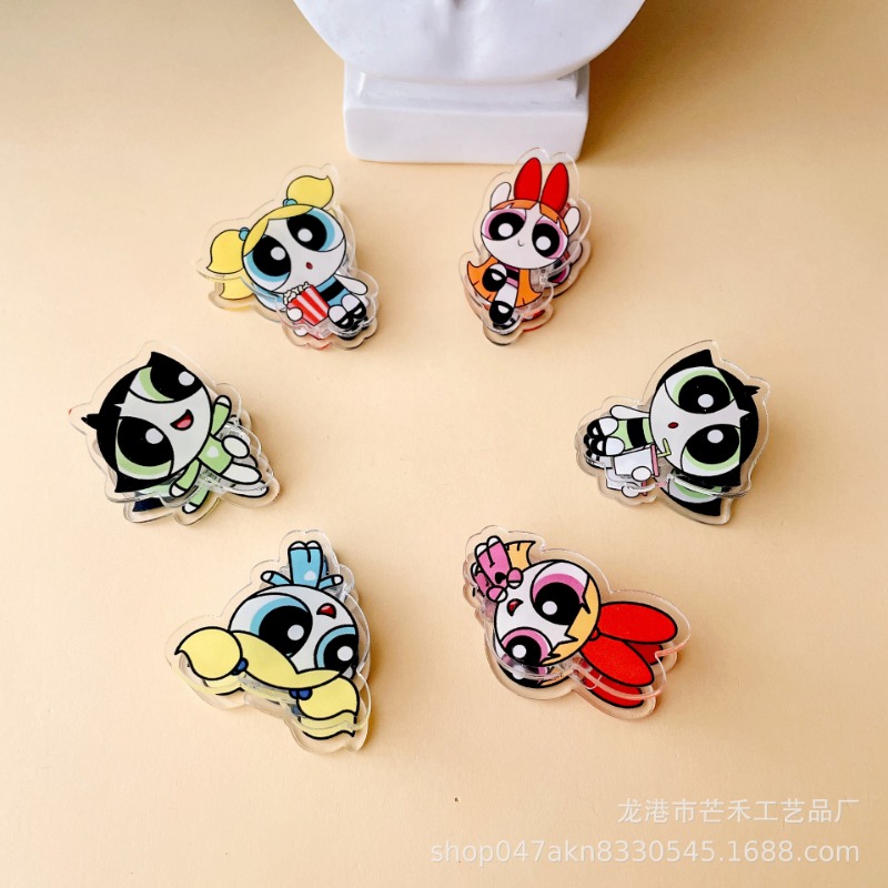 6PCS Kawaii The Powerpuffs Gir - огляд і ціна Office Tech Accessories