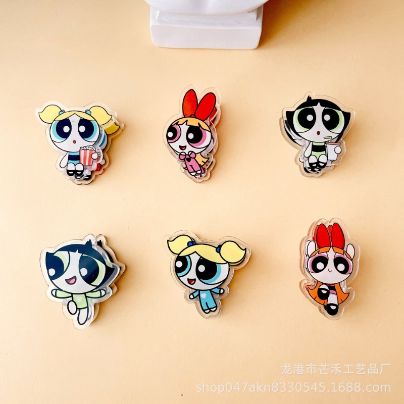 6PCS Kawaii The Powerpuffs Gir - огляд і ціна Office Tech Accessories