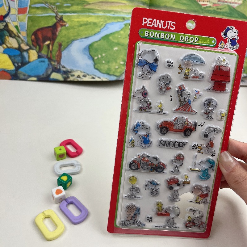 8Pcs Cute Snoopy Cartoon 3D Re - огляд і ціна Office Tech Accessories