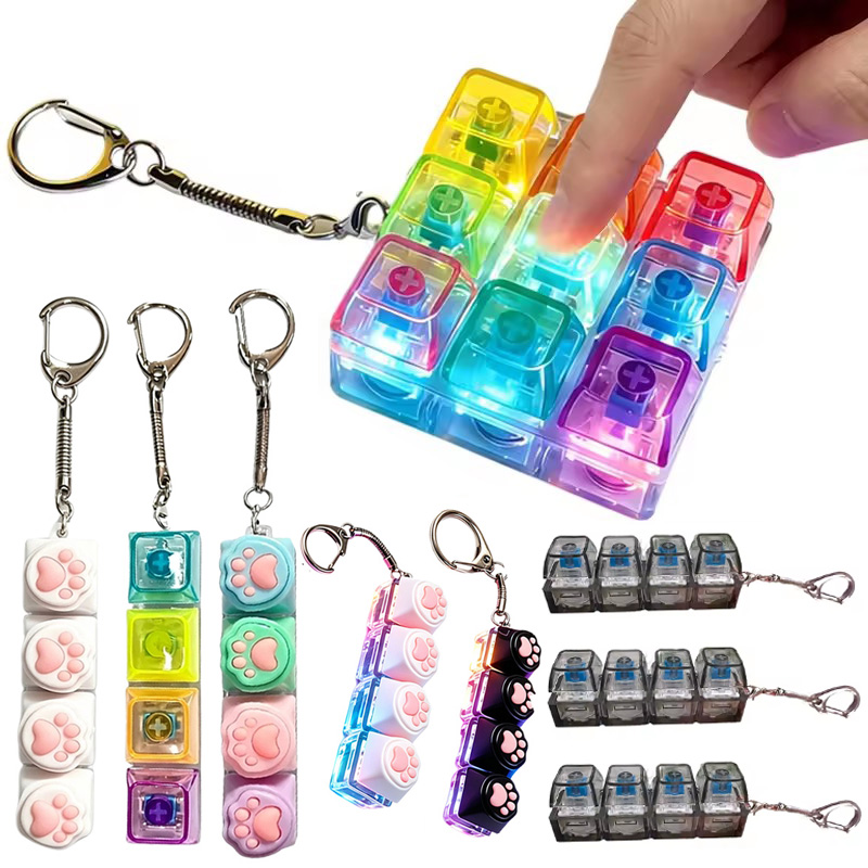 New hot LED Keyboard Keychain  - огляд і ціна Office Tech Accessories