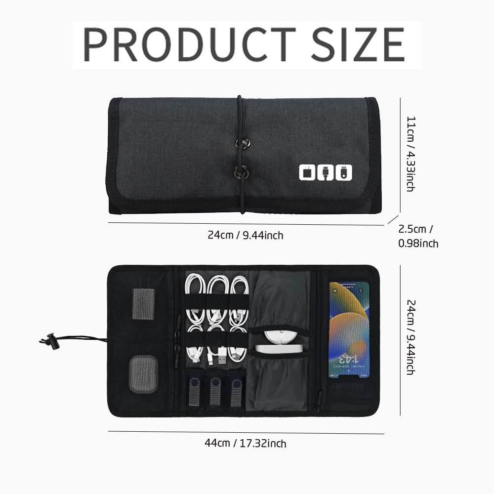 Tech Organizer Bag Cable Stora - огляд і ціна Office Tech Accessories