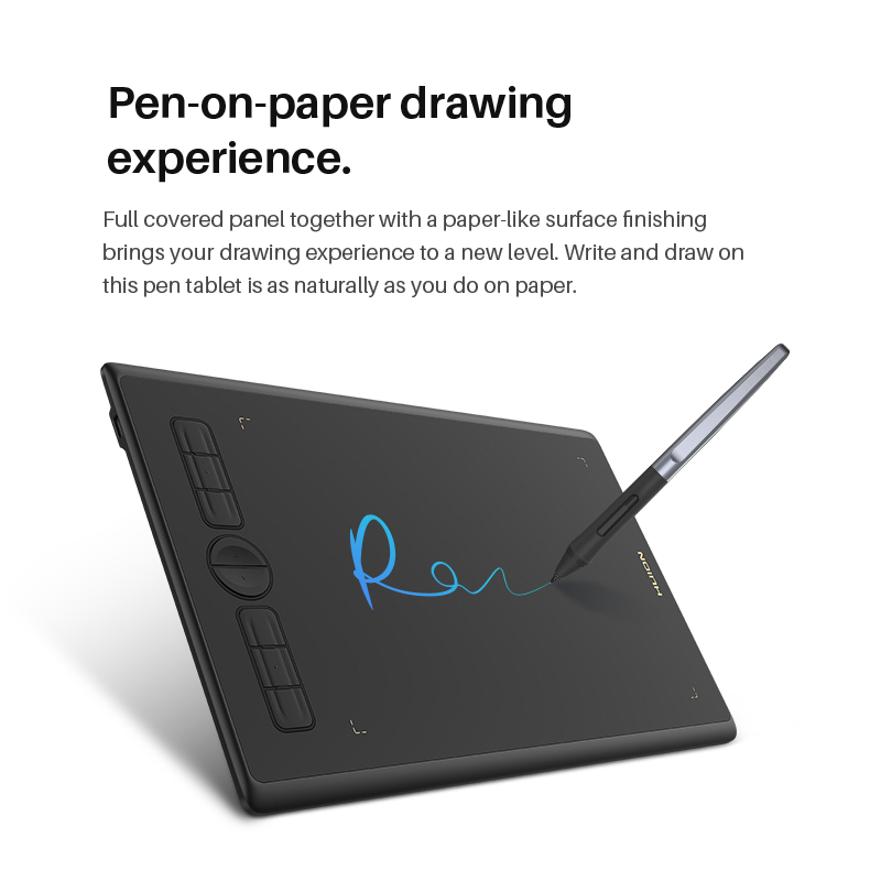 Huion H580X Graphics Tablet Di - огляд і ціна Drawing Pad Signature