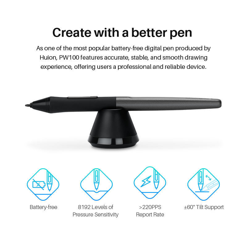 Huion H580X Graphics Tablet Di - огляд і ціна Drawing Pad Signature