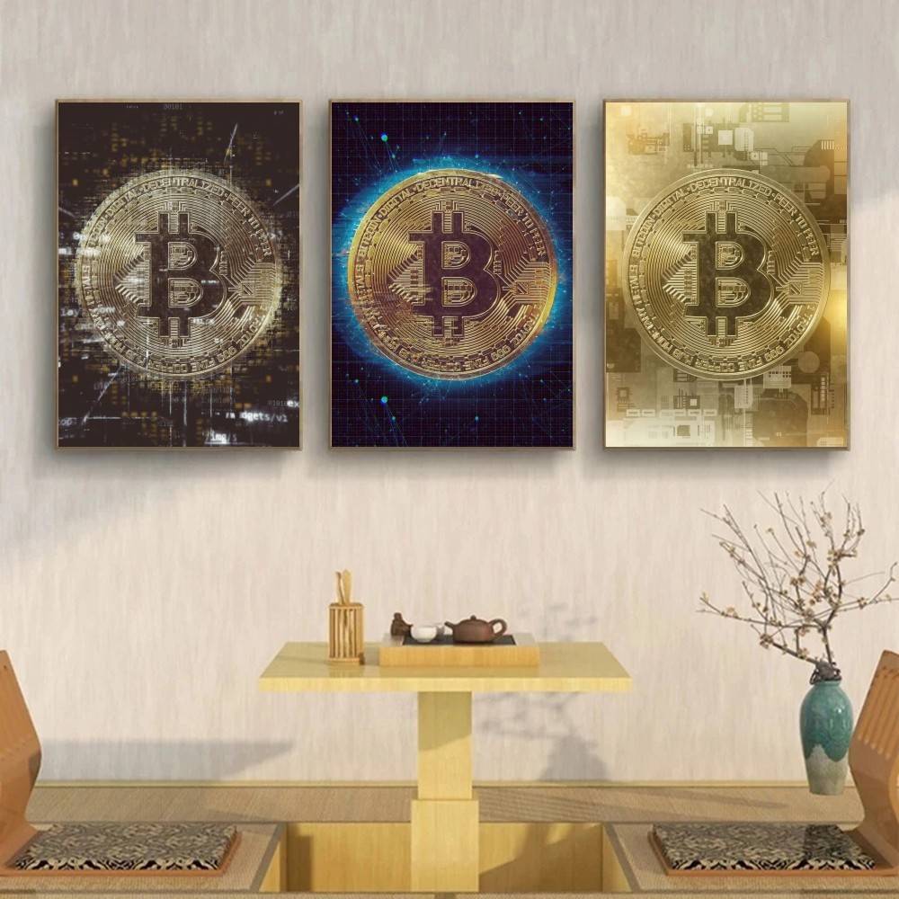 Cyber Tech Circuit Golden Coin - огляд і ціна Tech Office Wallpaper