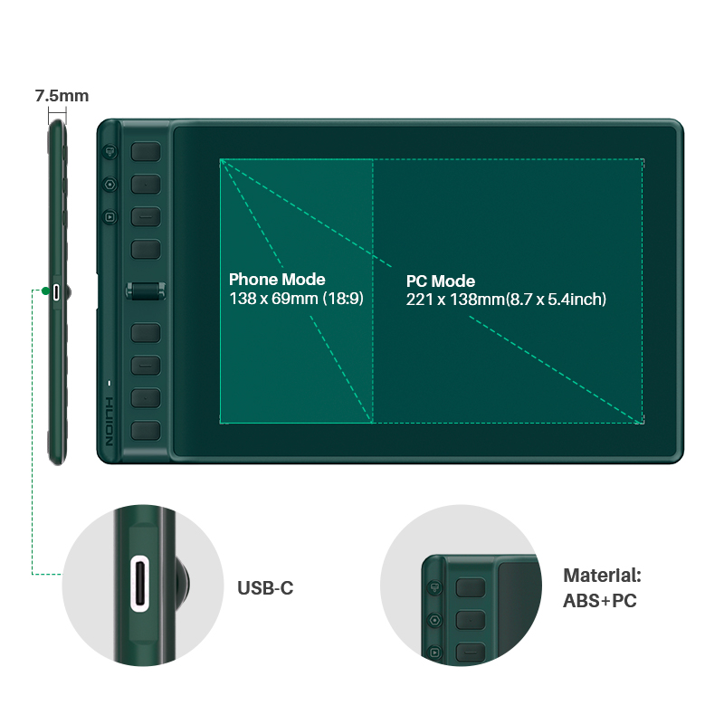 Multi-colored Graphics Tablets - огляд і ціна Drawing Pad Signature