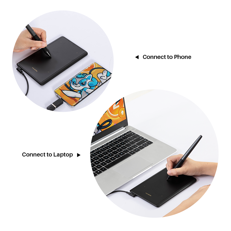 4x2.6 Inch Huion H420X Graphic - огляд і ціна Drawing Pad Signature